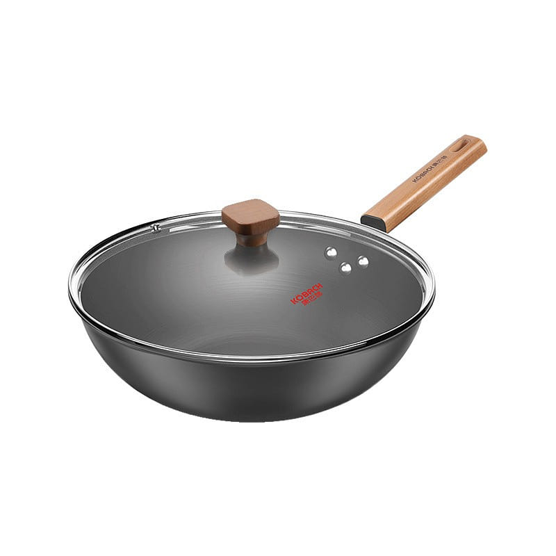 Chinese Iron Wok For 3-5 People 32cm 1 each