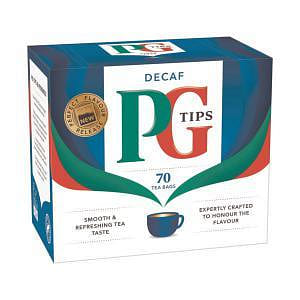 Pg Tips Decaf 70 Tea Bags 70 count