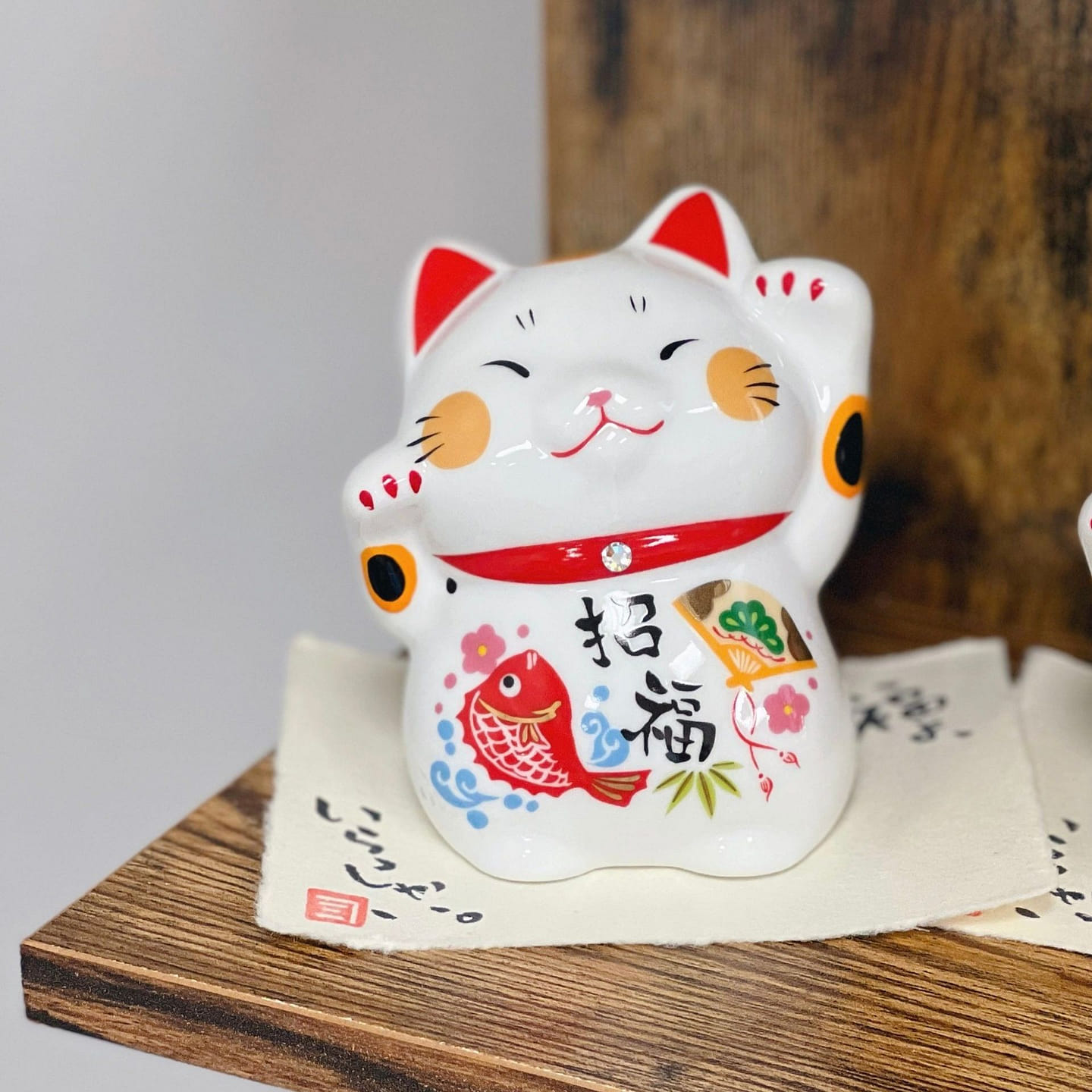 Japan Handmade Fortune Cat (Gift Box)-Blessing Cat 1 count