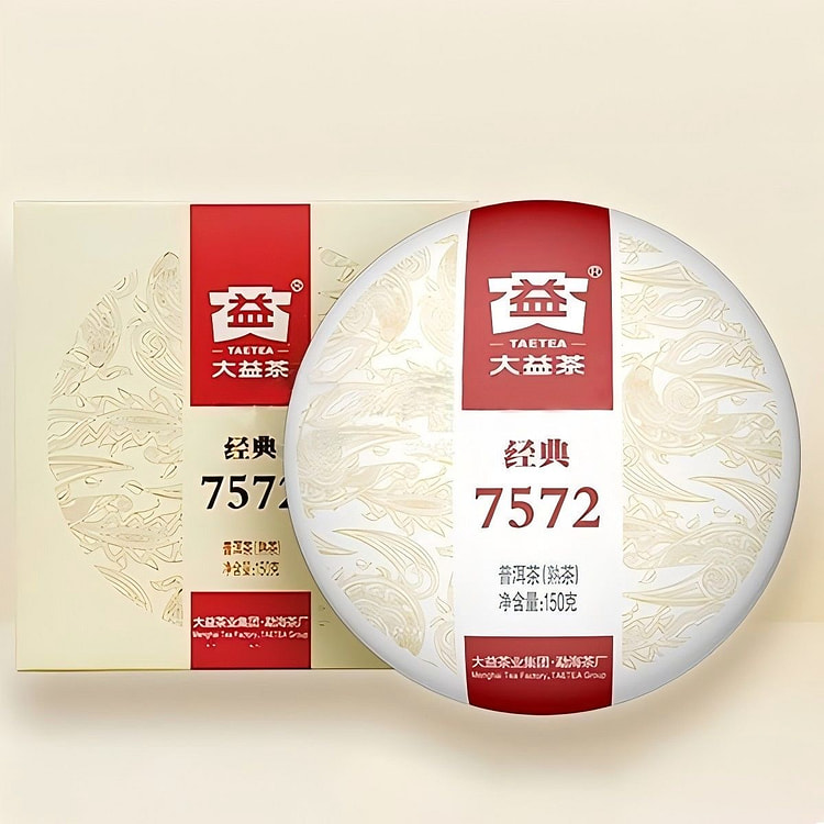 大益 普洱茶(熟茶) 经典7542标杆熟普 150 克