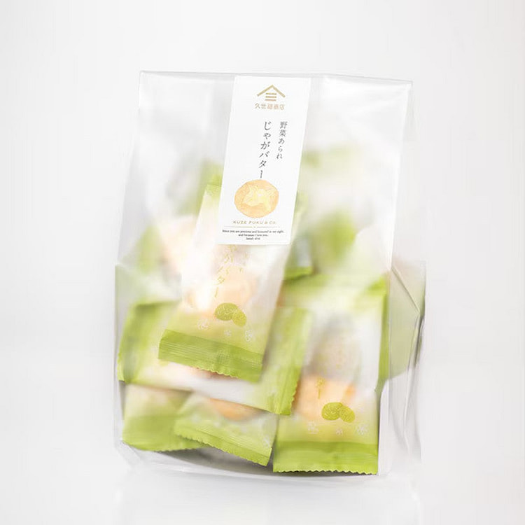 Kuzefuku Vegetable Arare, Buttered Potato 36g 1 each
