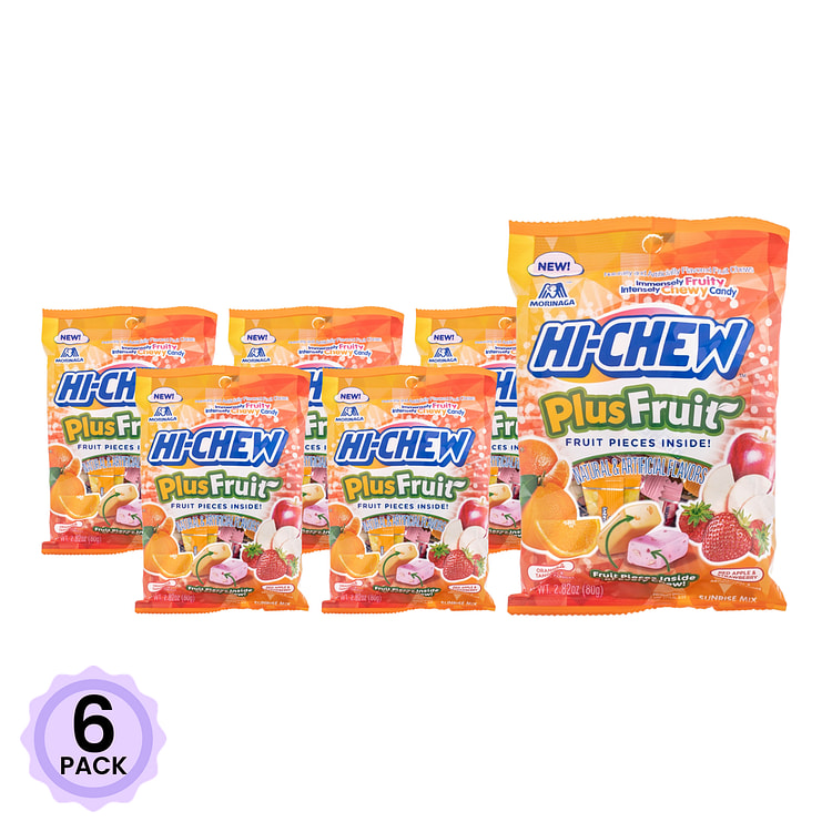 Hi-Chew プラスフルーツミックス 80 グラム*6 パック