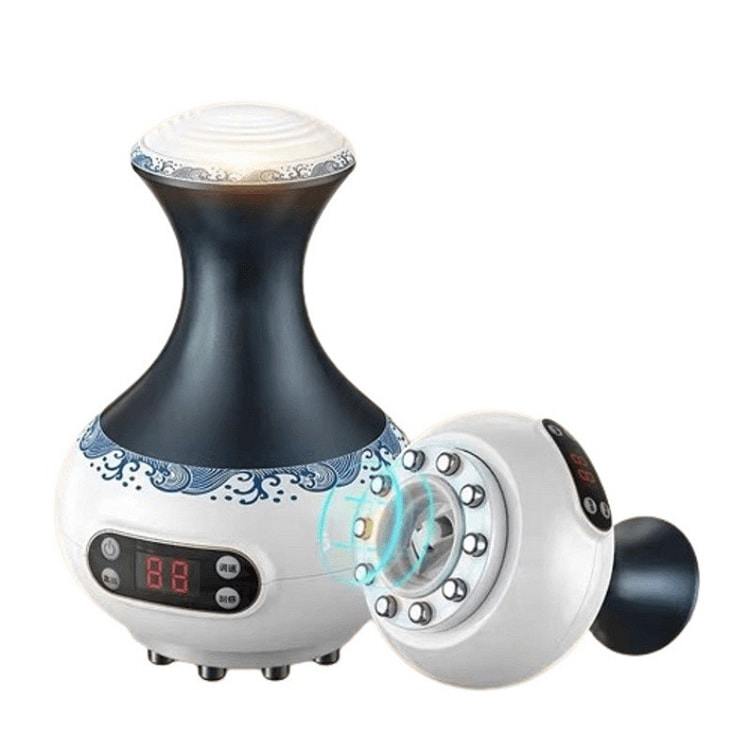 奥克斯 经络刷电动刮痧仪器拔罐按摩 青花瓷旗舰款