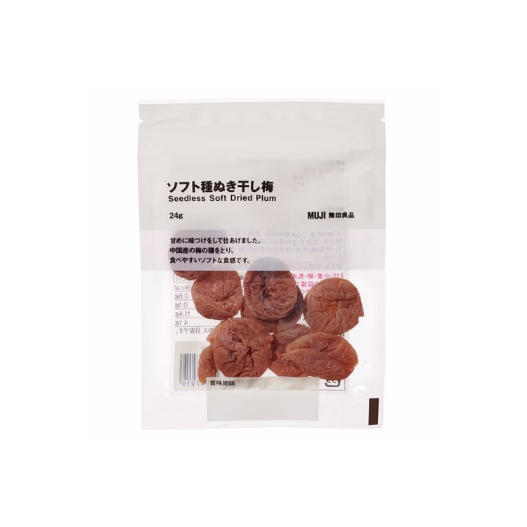 MUJI 无印良品 去核李子干 24克 赏味期自生产之日起 120 天