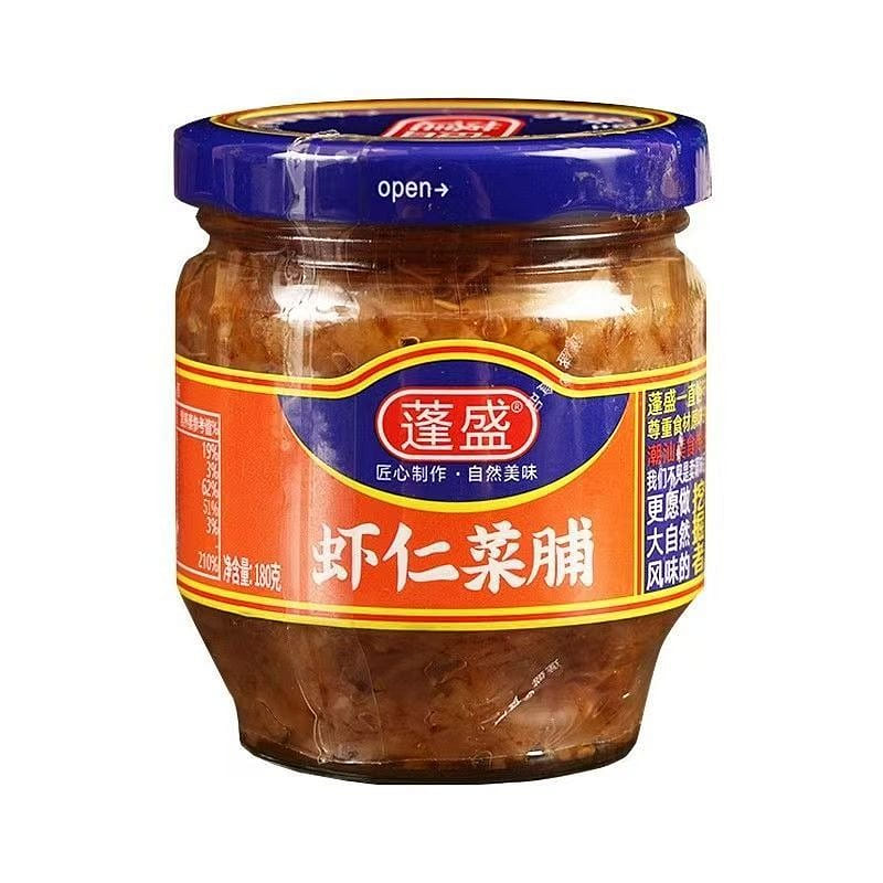 蓬盛虾仁菜脯萝卜干180g 1 瓶