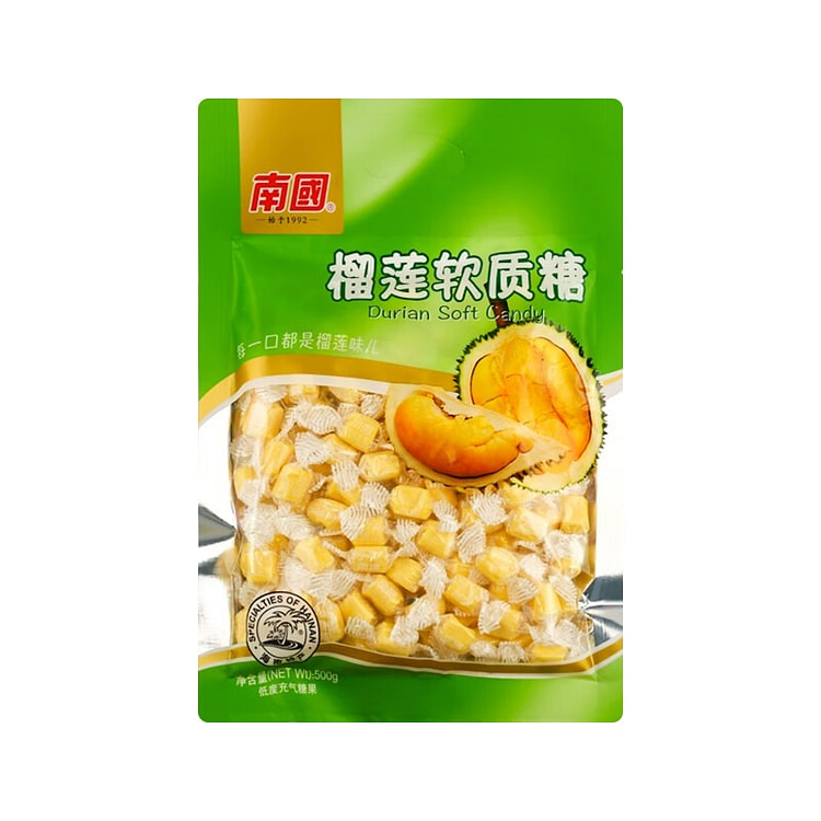 南国 特浓榴莲软糖500g 海南特产