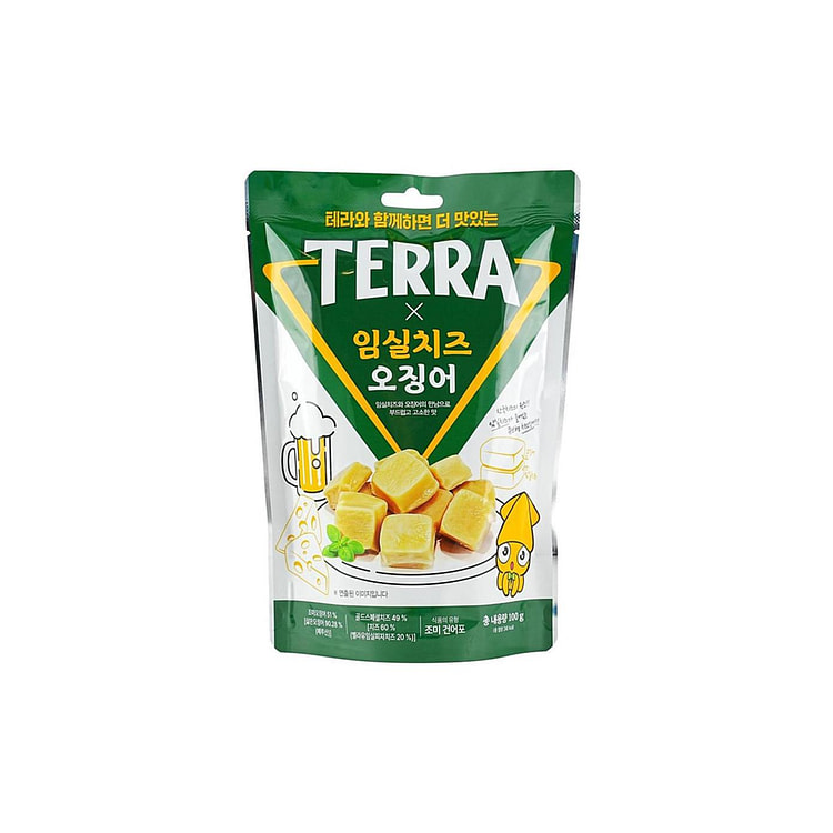 DAWON FOOD Terra x Imsil 奶酪和鱿鱼 100g(3.53oz)