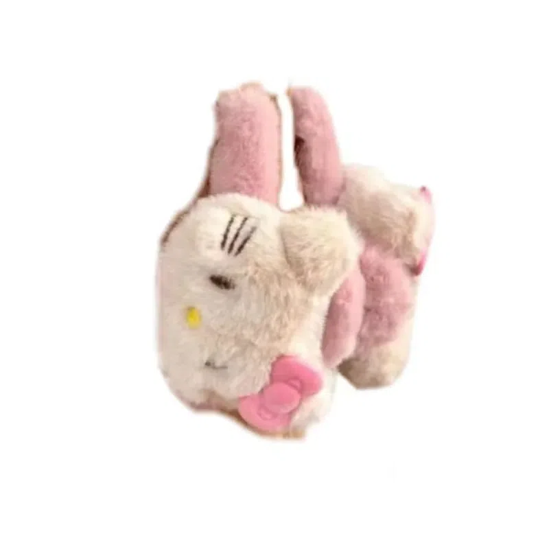 Hello Kitty Plush Grips Shark Grips Hairpin Accessories-Pink 1 Pc 1 each