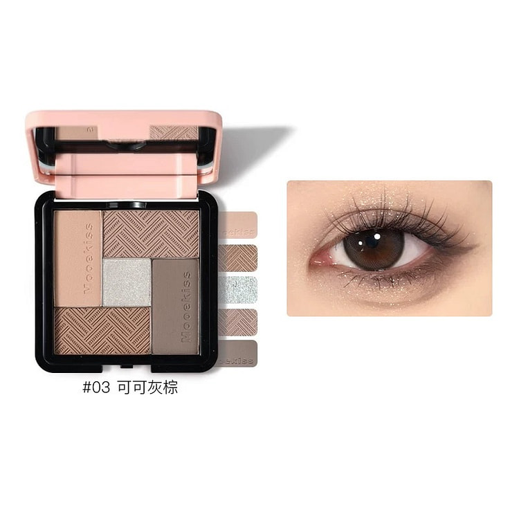 木柯诗灵魂搭子五色眼影盘大地多色系日常  #03 1 份