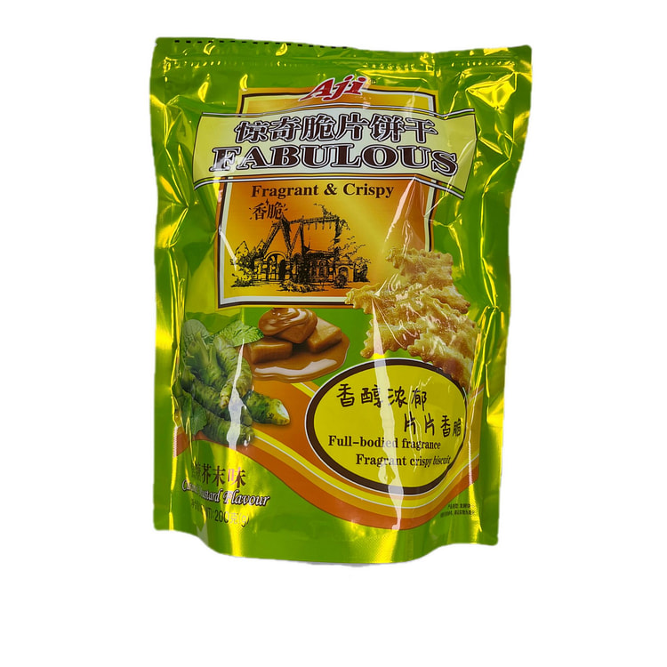 Aji 惊奇脆片饼干 （焦糖芥末味）200g