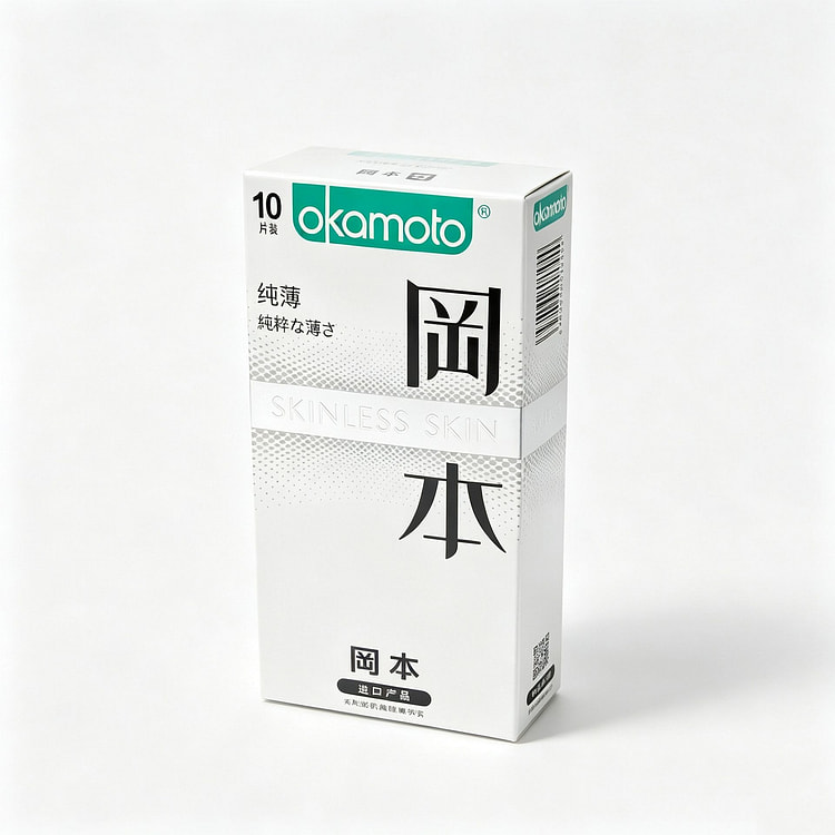 Okamoto Skinless Skin Natural Latex Condom 10Count 1 box