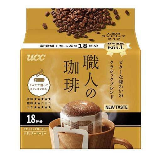 UCC 挂耳滴滤式职人咖啡粉 金袋 18杯分