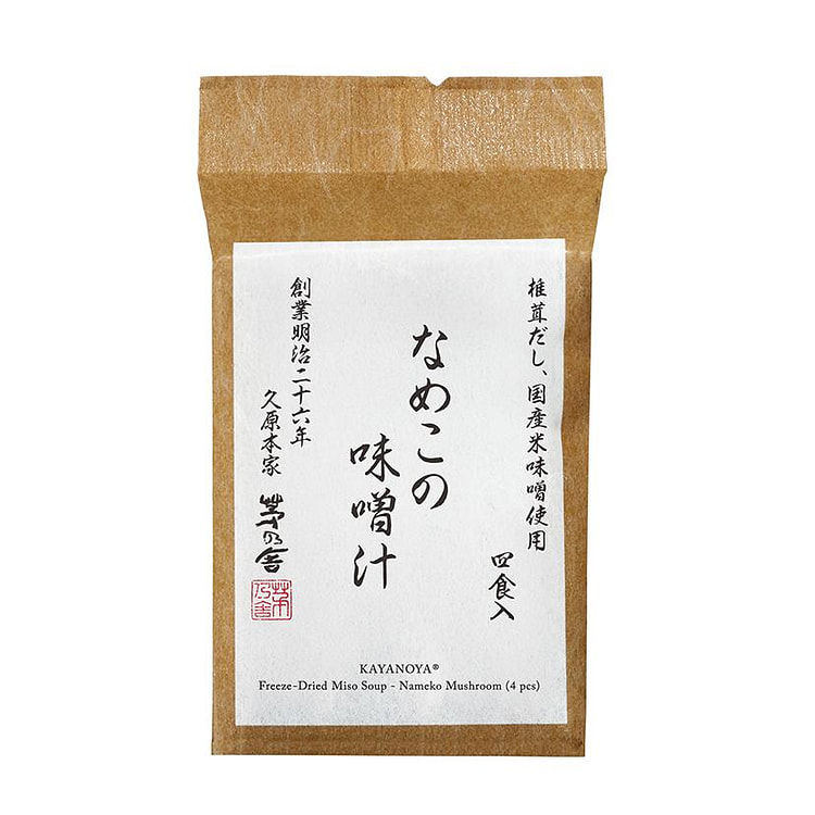 茅乃舍 滑子蘑菇 味噌汤 4人份 1 份