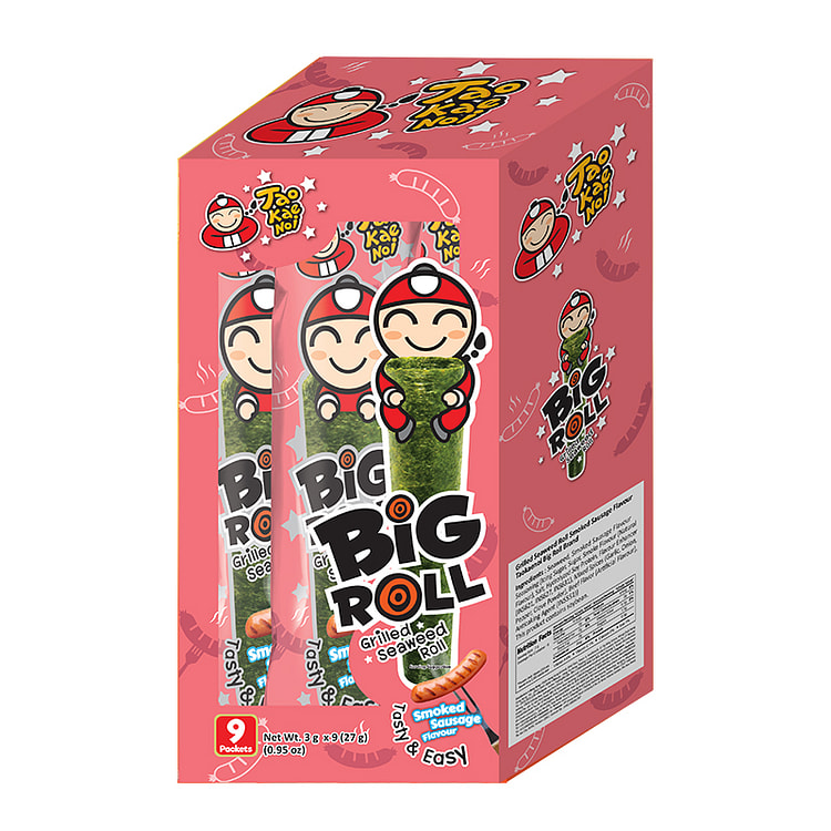 即食烤海苔卷烟熏香肠味27g*1盒
