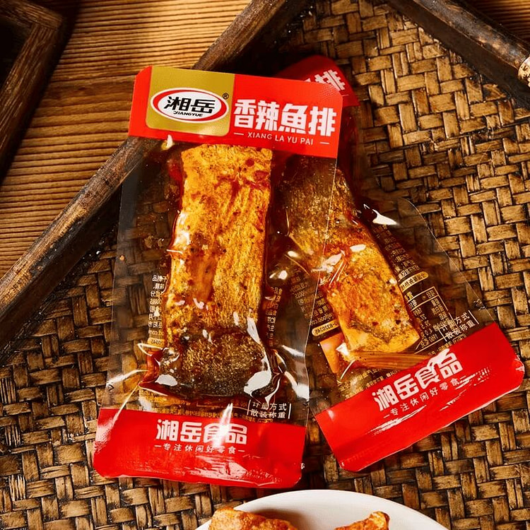 湘岳香辣鱼排手撕酱板鱼熟食开袋即食125克*1袋 125 克