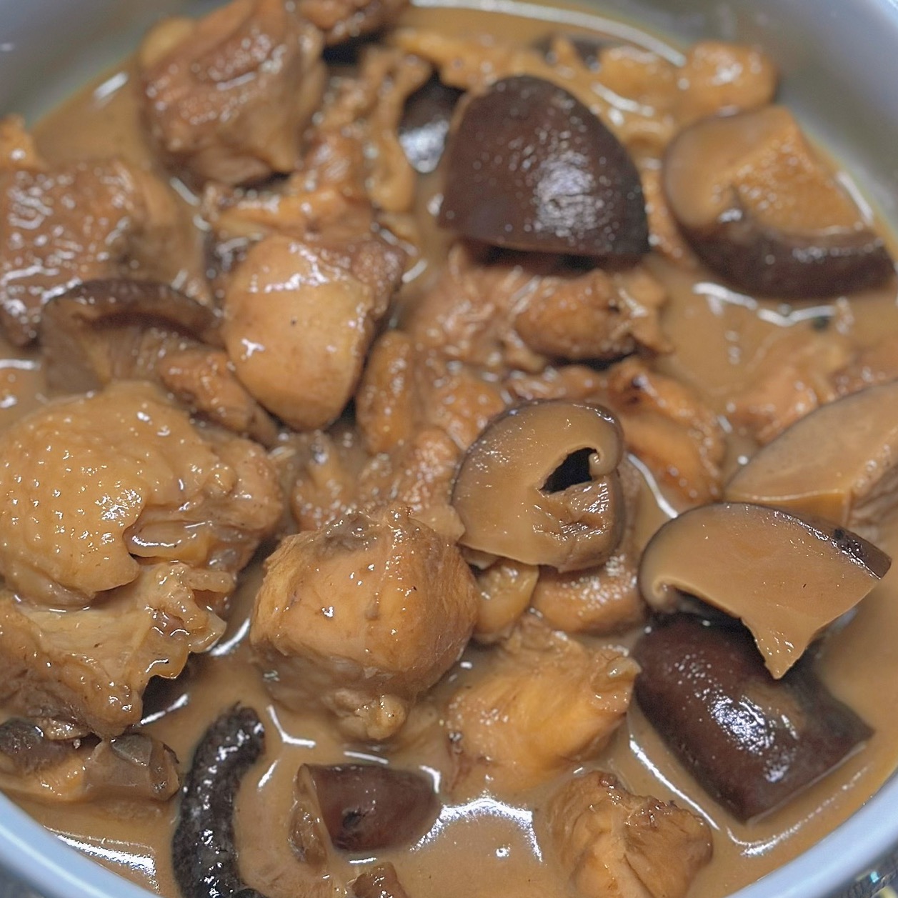 chicken and mushroom stew 1 phần