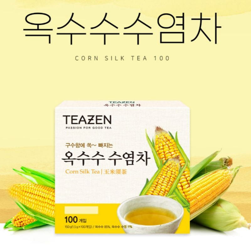 TEAZEN Healthy Tea Series Corn Silk Tea 40 Bags 1 box