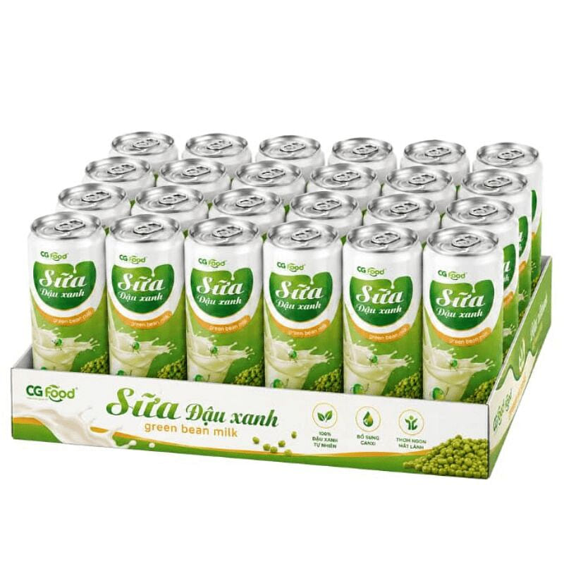 CG Food Mung Bean Milk Drink 11oz 24 can