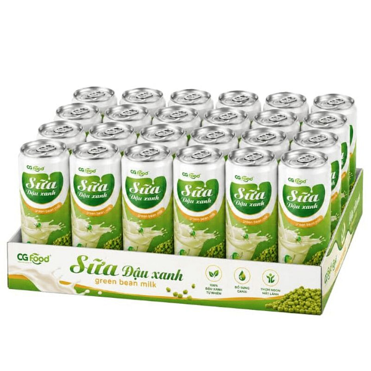CG Food 緑豆ミルク飲料 11oz 24 缶