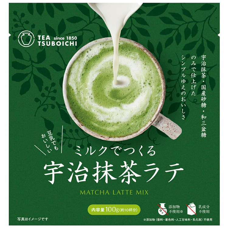 Tsuboichi Seicha Uji Matcha Latte, 100g, 12Count