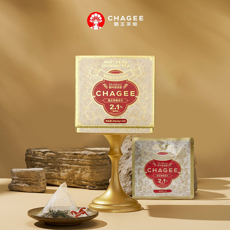 CHAGEE霸王茶姬薄荷雪梨茉莉绿茶活力茶40g 40 克