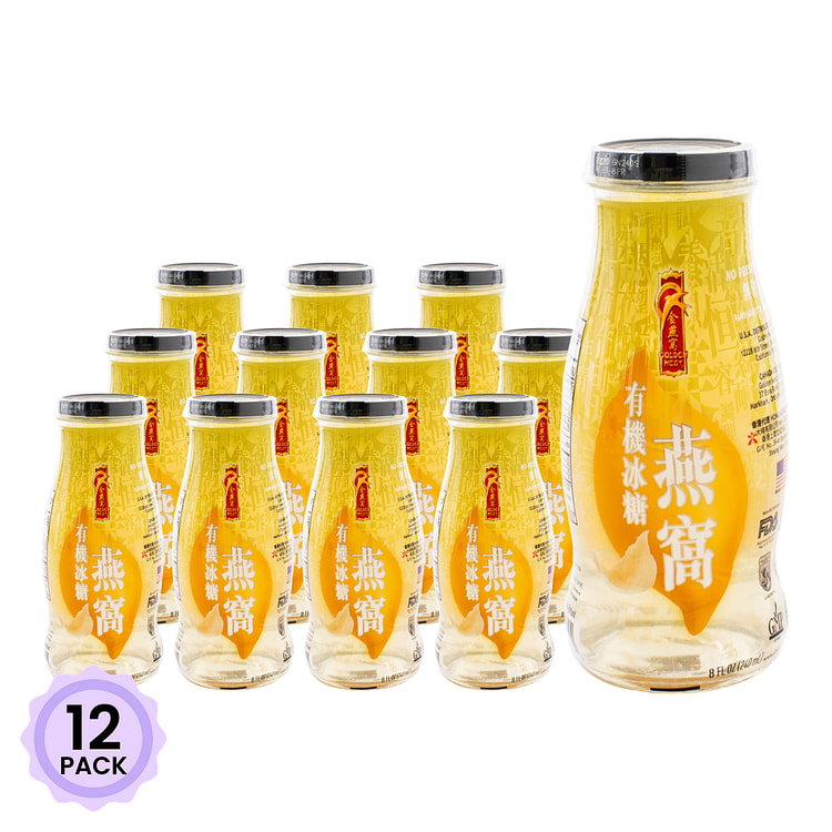 金燕窝 有机冰糖燕窝(原味) 8 盎司*12 包