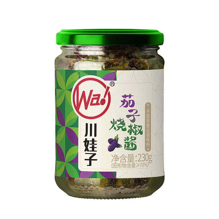 川娃子 茄子烧椒酱230g*1瓶