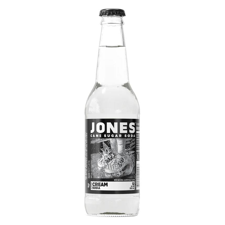 Jones Cream Cane Sugar Soda 12 oz Glass Bottle 1 each