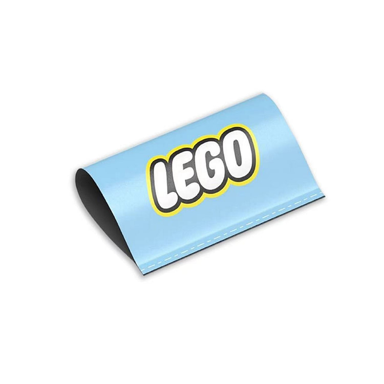 【中国直邮】 FOXTAIL Lego水洗汽车车标 车门车尾logo贴/创意/装饰贴/玩具/改装-蓝色 1个