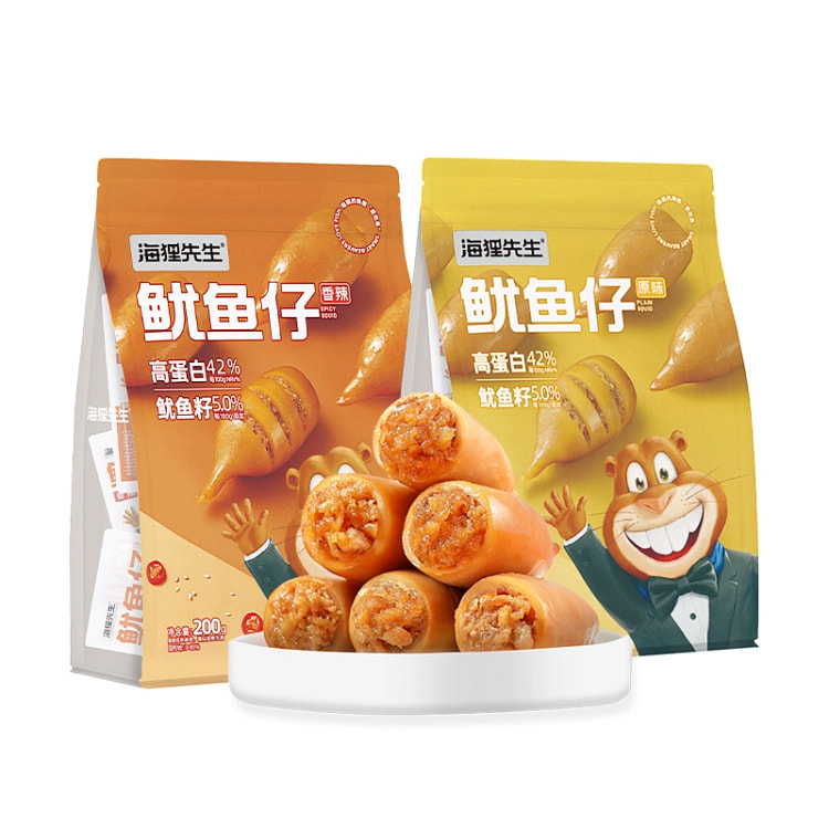 Mr. Beaver is a spicy squid cub 200g*1