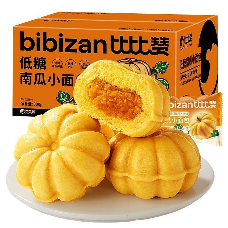 Bibizan Low-Sugar Pumpkin Mini Buns 300g 300 g