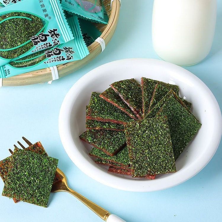 Seaweed pork jerky snacks 10 small packets
