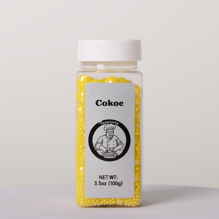 Cokoc 可食用彩针撒糖 黄色珍珠