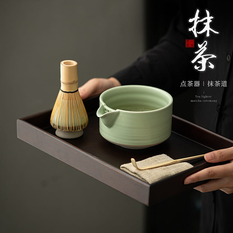 Chasen Holder , Matcha Bowl with Filter Holes 1 count