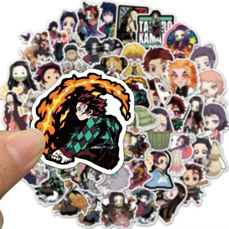 Demon Slayer Waterproof Stickers 50 Pack 1 count