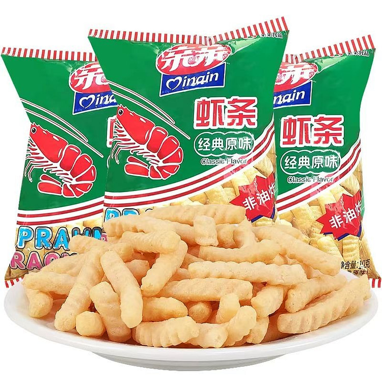 亲亲虾条10g*10袋儿童8090后怀旧薯条