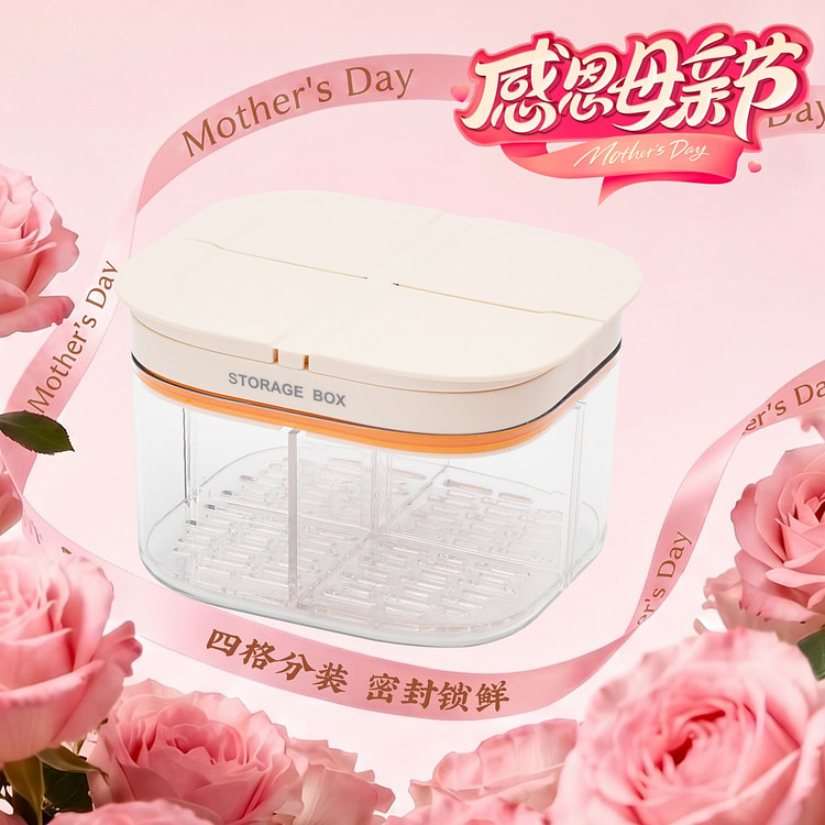 Airtight Storage Container for Scallions Ginger