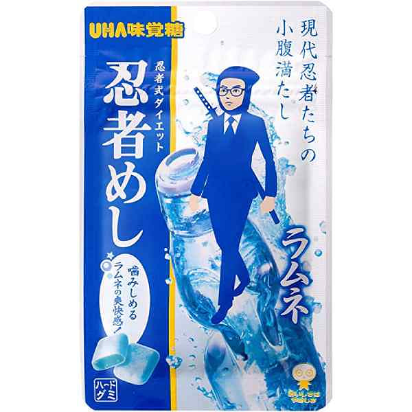 UHA 忍者めしグミ ソーダ味 20g 1 個