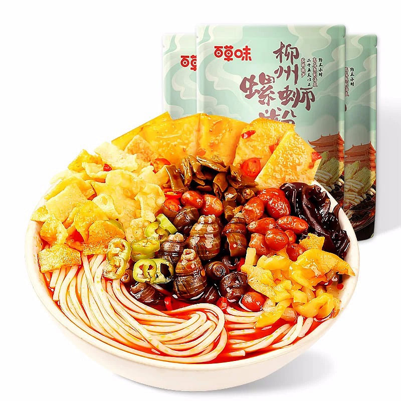 Authentic Liuzhou Snail Vermicelli Hot and Sour Vermicelli Rice Noodle in Bag 330 그램