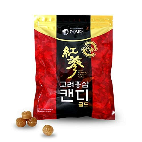 Korean Red Ginseng Candy Gold 300g (2 bags x 300g) - SamSiDae 600 g