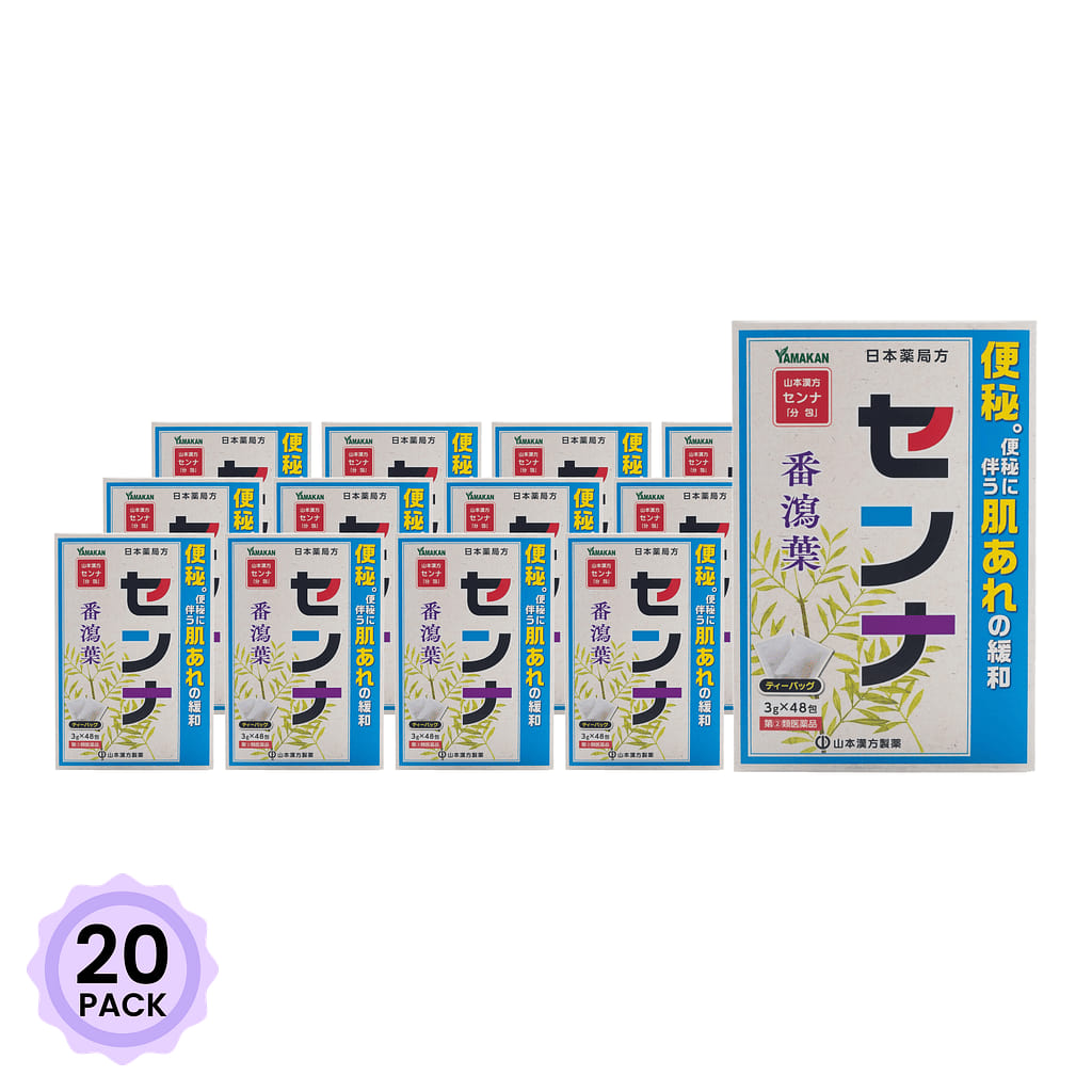 Yamamoto Kanpoh Senna Natural Herbal Tea 48 Teabags 144 g*20 pack