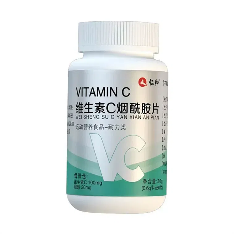 Renhe Vitamin C Niacinamide Tablets Vitamin C Vitamin E For Men and Women 36g 36 g