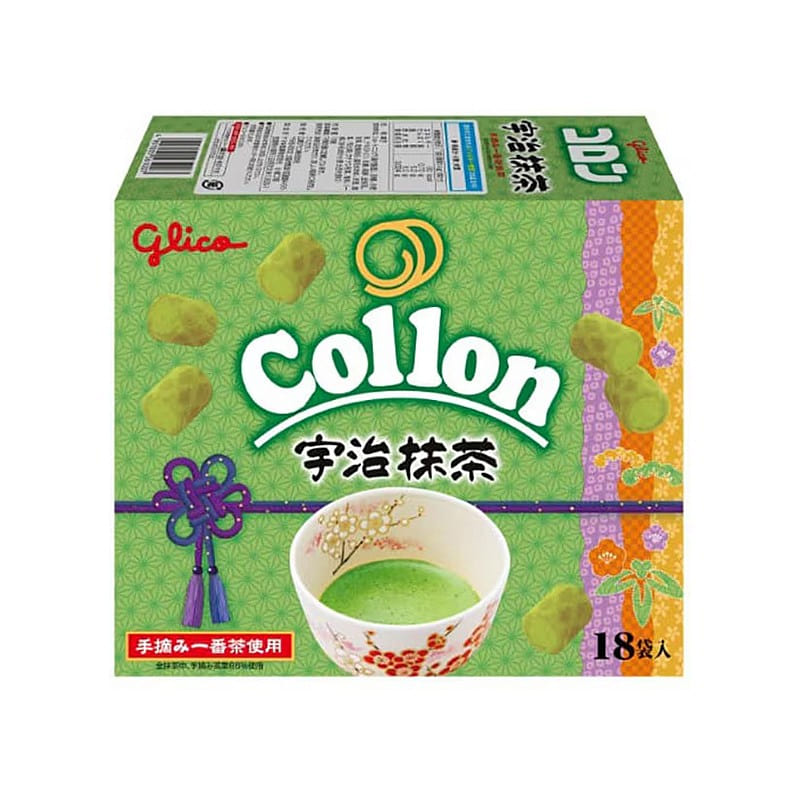 Glico Uji matcha flavored Collon pastry 1 each