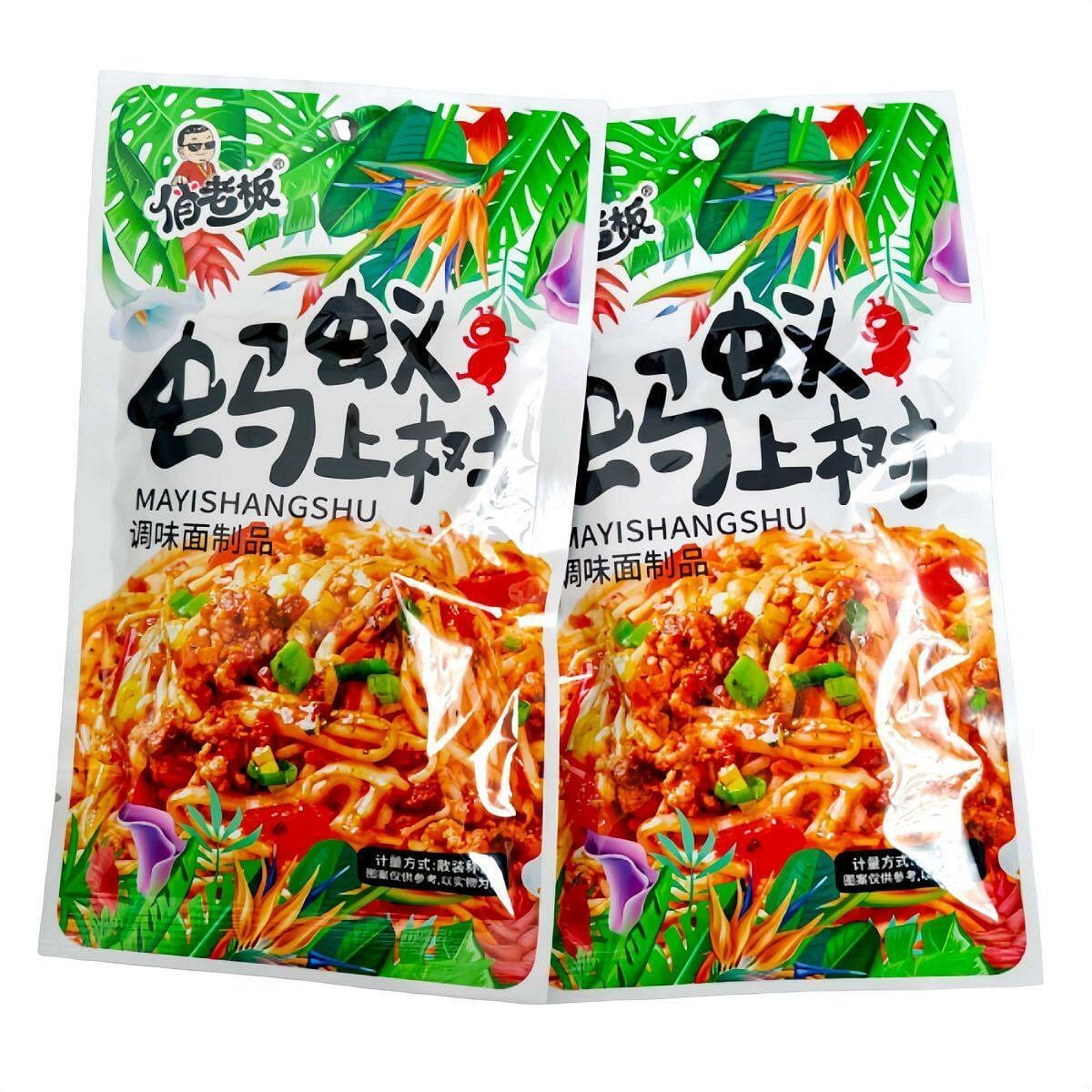 QiaoLaoBan Veggie Meat Gluten & Spicy TofuStrip50g 20 g*5 pack