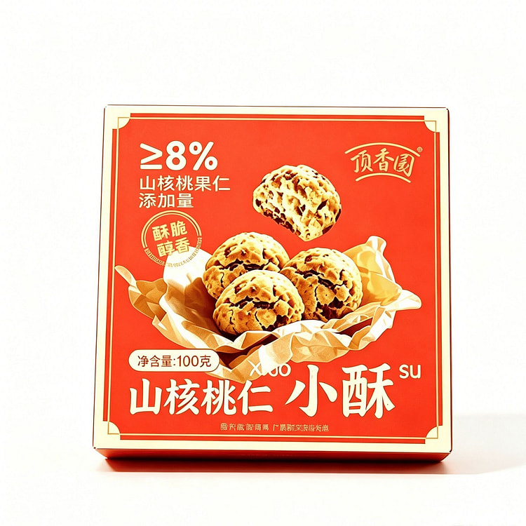 顶香园山核桃酥休闲即食香酥独立包装100g 100 克