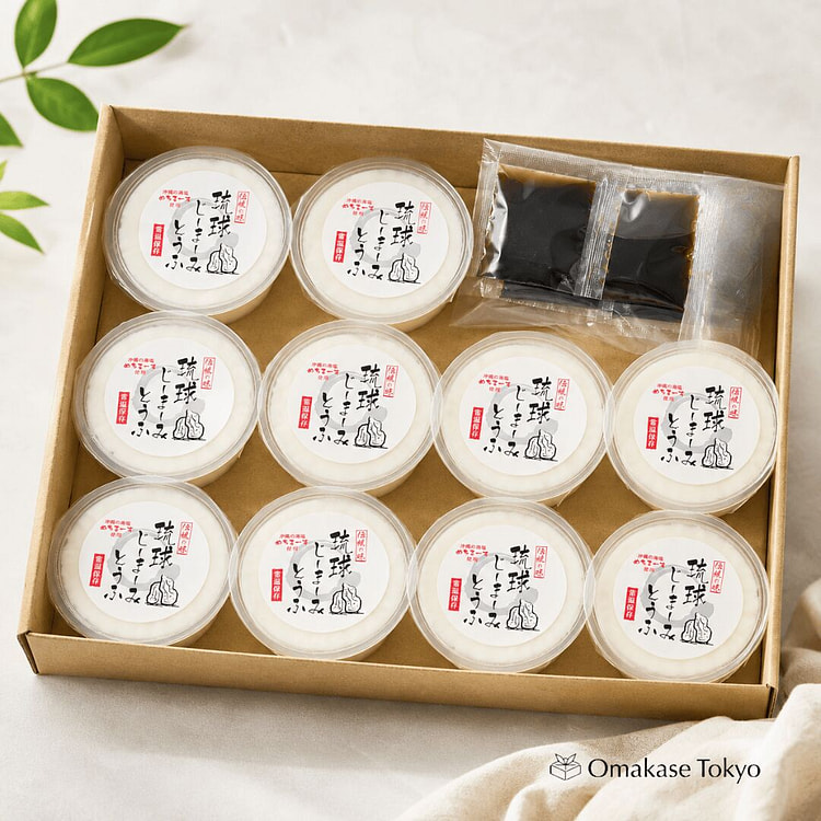 Ryukyu Jimami Tofu with sauce 10Pcs 2.01 lb