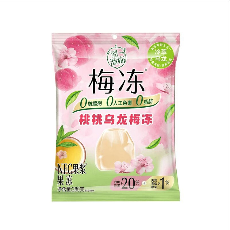 溜溜梅梅冻NFC果浆鲜榨0添加280g*1袋 280 克