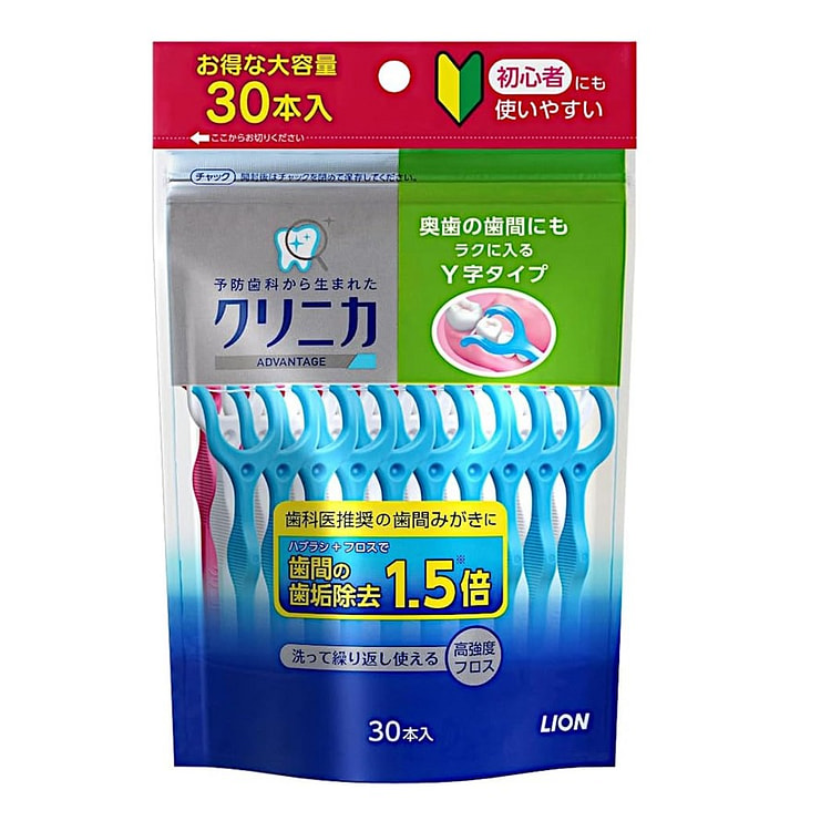 クリニカ アドバンテージ デンタルフロス y字タイプ 30本入 1 個