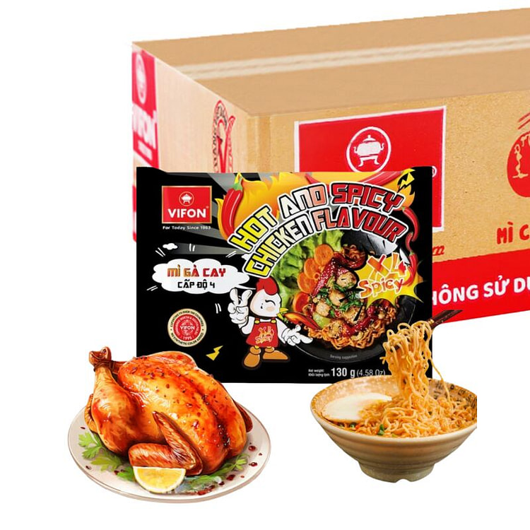 VIFON 四级辣度鸡肉面 1箱