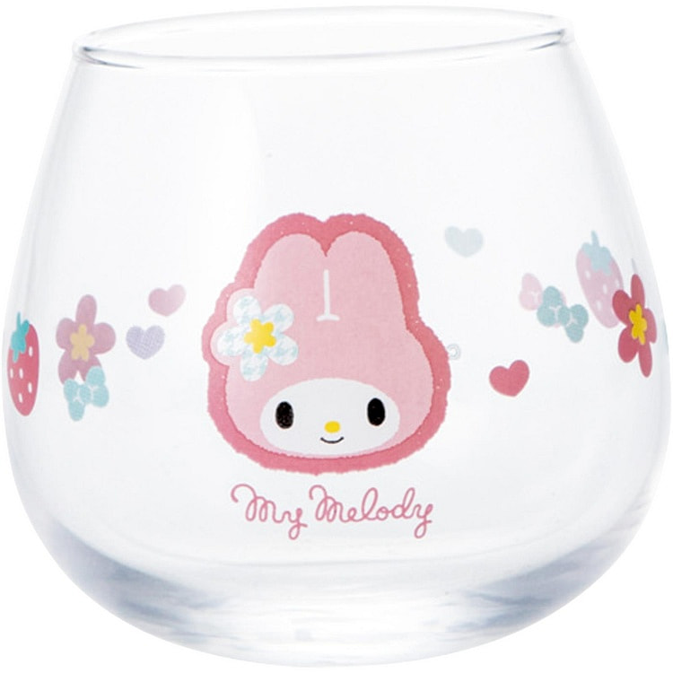Sanrio My Melody Floral Glass Cup